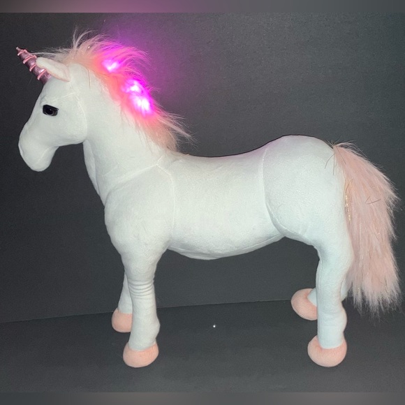 Amazing Girls Pet Sparkles 19” Interactive Unicorn Adorable Dolls *LightUp Mane* - Picture 8 of 13